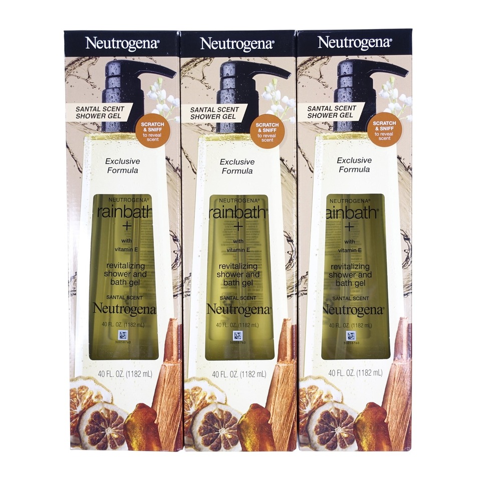 Neutrogena Rainbath Santal Scent Revitalizing Shower Bath Gel 3-40 oz Vitamin E